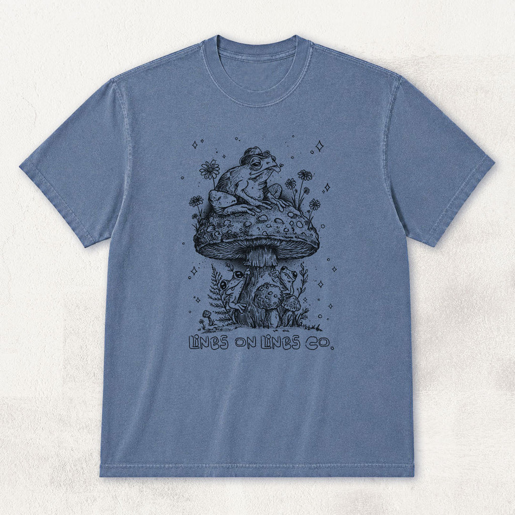 Mushroom Frog Hideout T-shirt