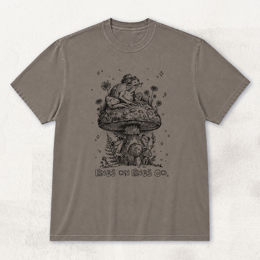 Mushroom Frog Hideout T-shirt