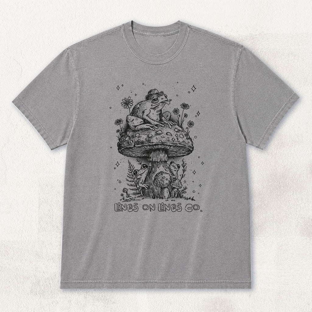 Mushroom Frog Hideout T-shirt