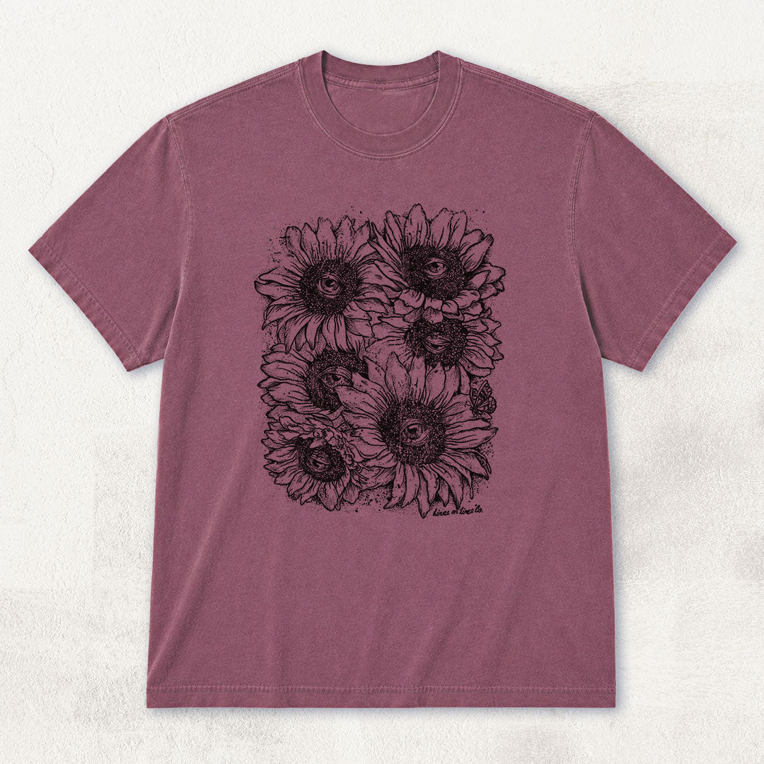Sunflowers Watching T-shirt