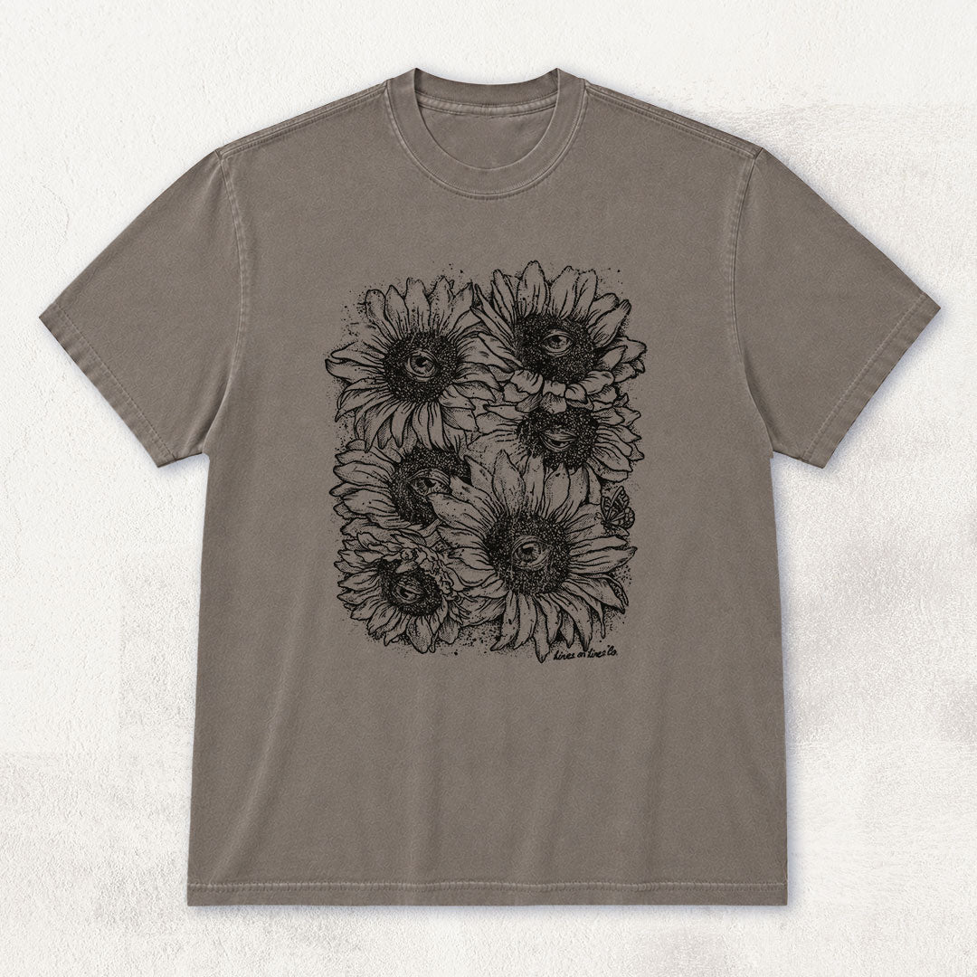 Sunflowers Watching T-shirt