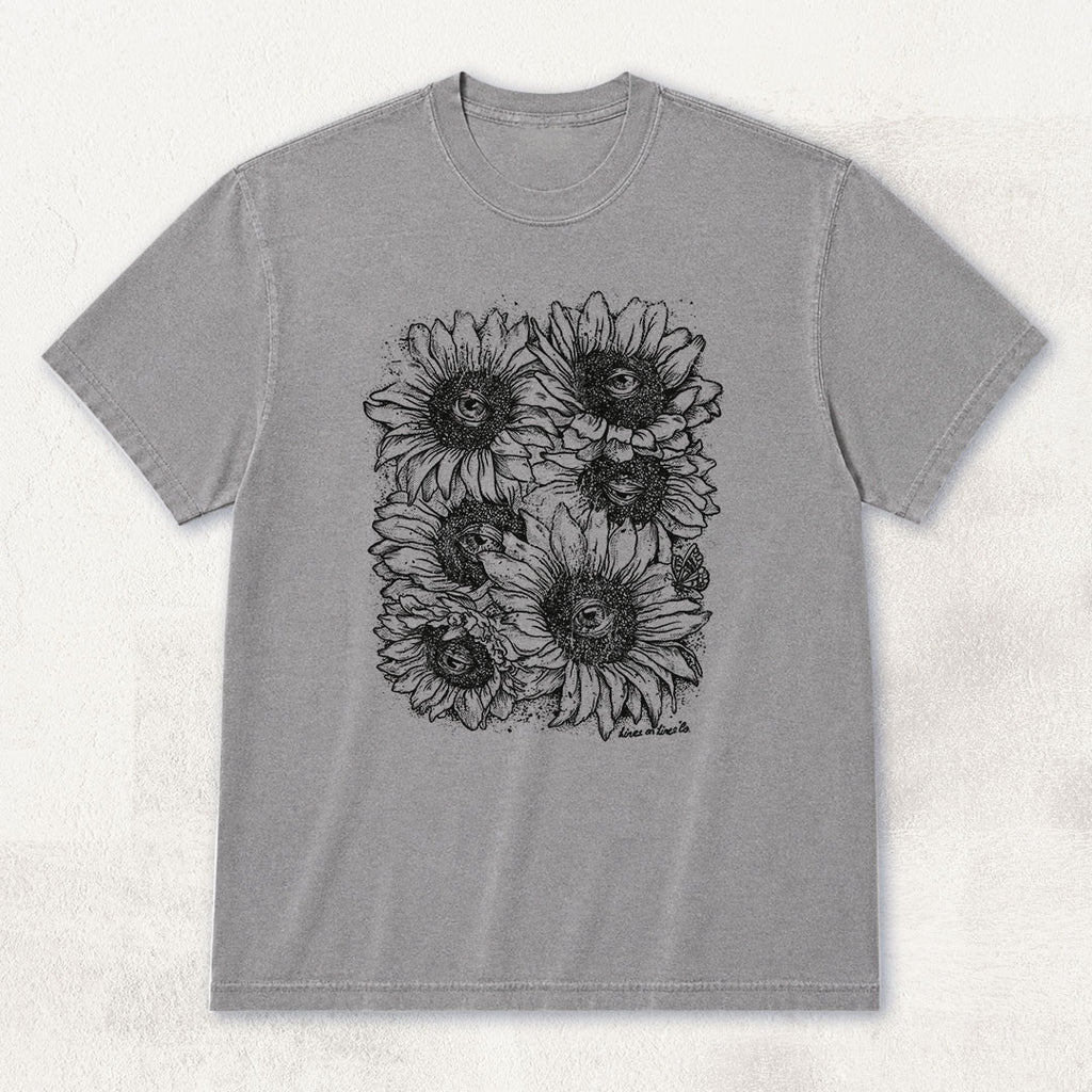 Sunflowers Watching T-shirt