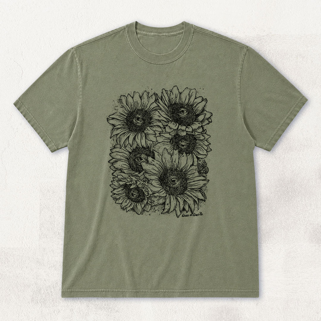 Sunflowers Watching T-shirt