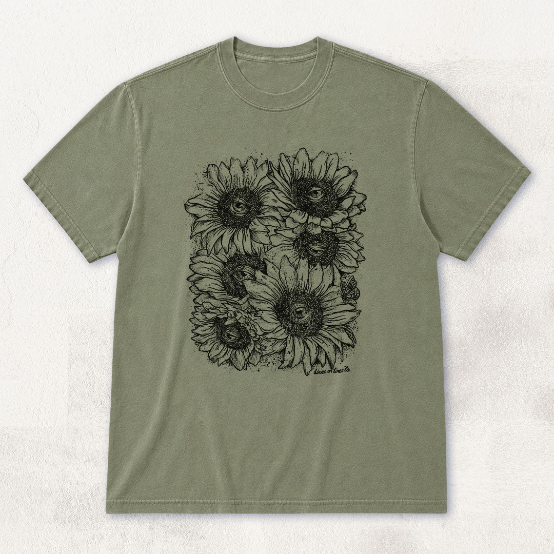 Sunflowers Watching T-shirt