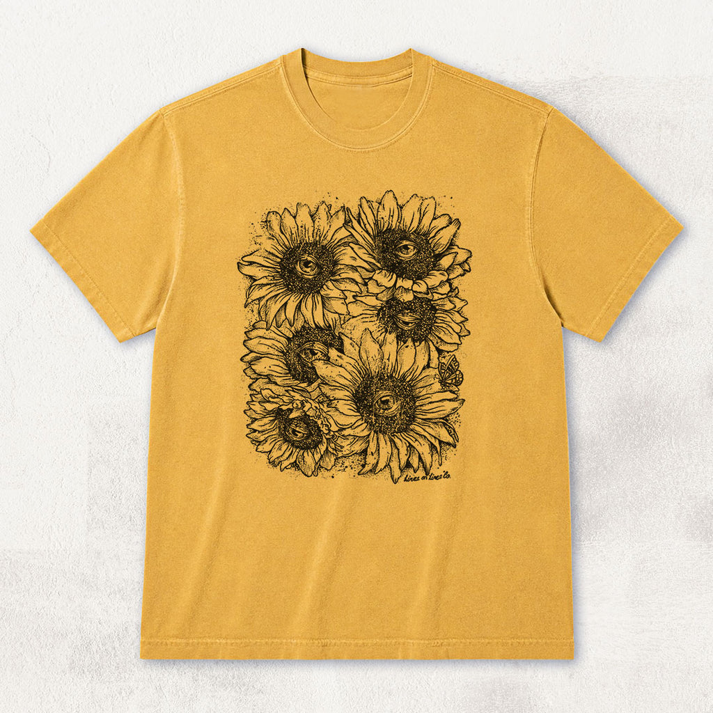 Sunflowers Watching T-shirt