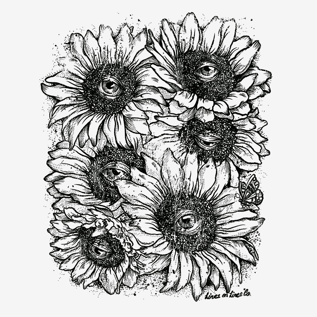 Sunflowers Watching T-shirt